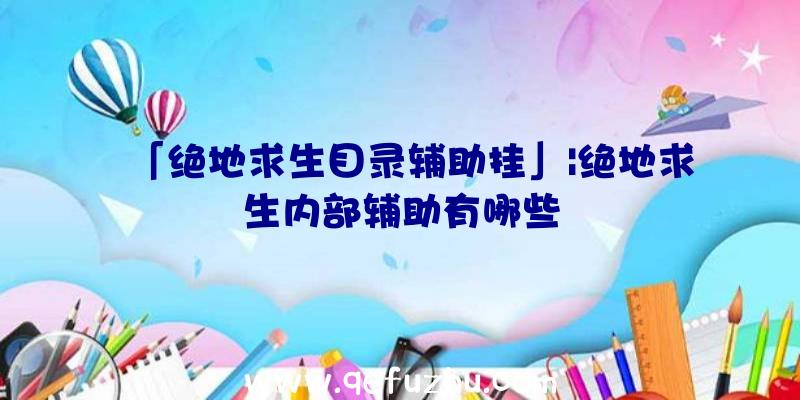 「绝地求生目录辅助挂」|绝地求生内部辅助有哪些